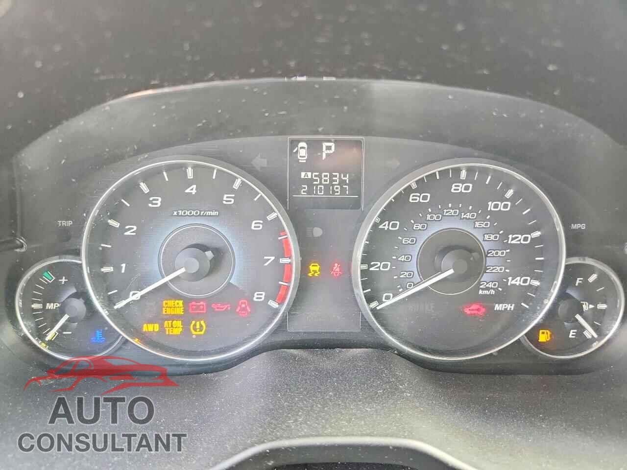 SUBARU OUTBACK 2010 - 4S4BRBGC8A3376239