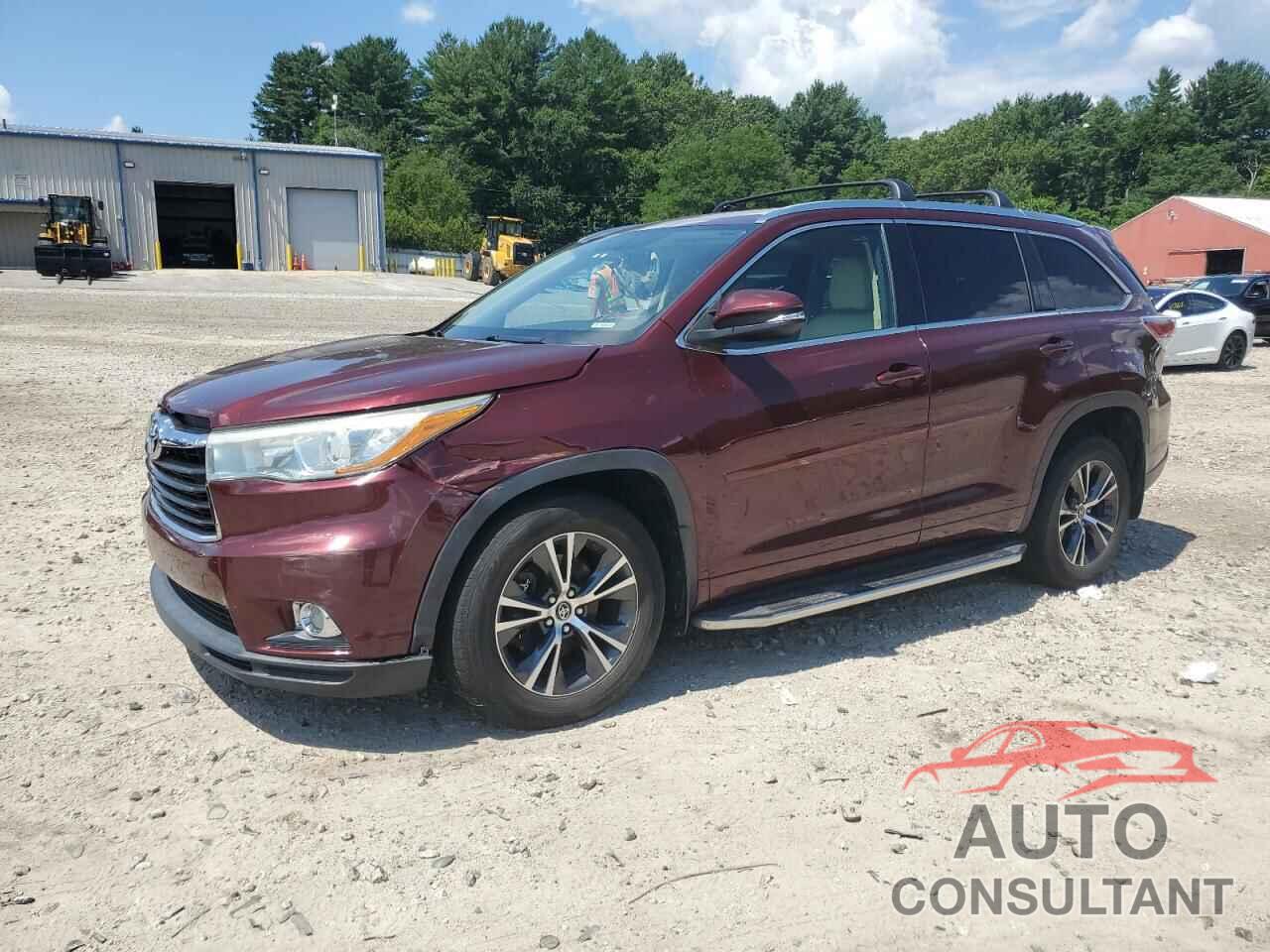 TOYOTA HIGHLANDER 2016 - 5TDJKRFH7GS356324