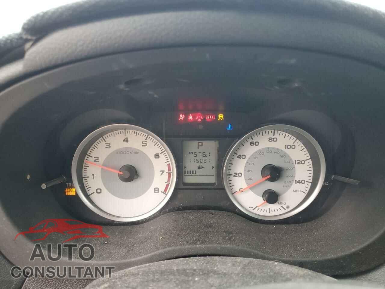 SUBARU IMPREZA 2012 - JF1GPAA61CH215921