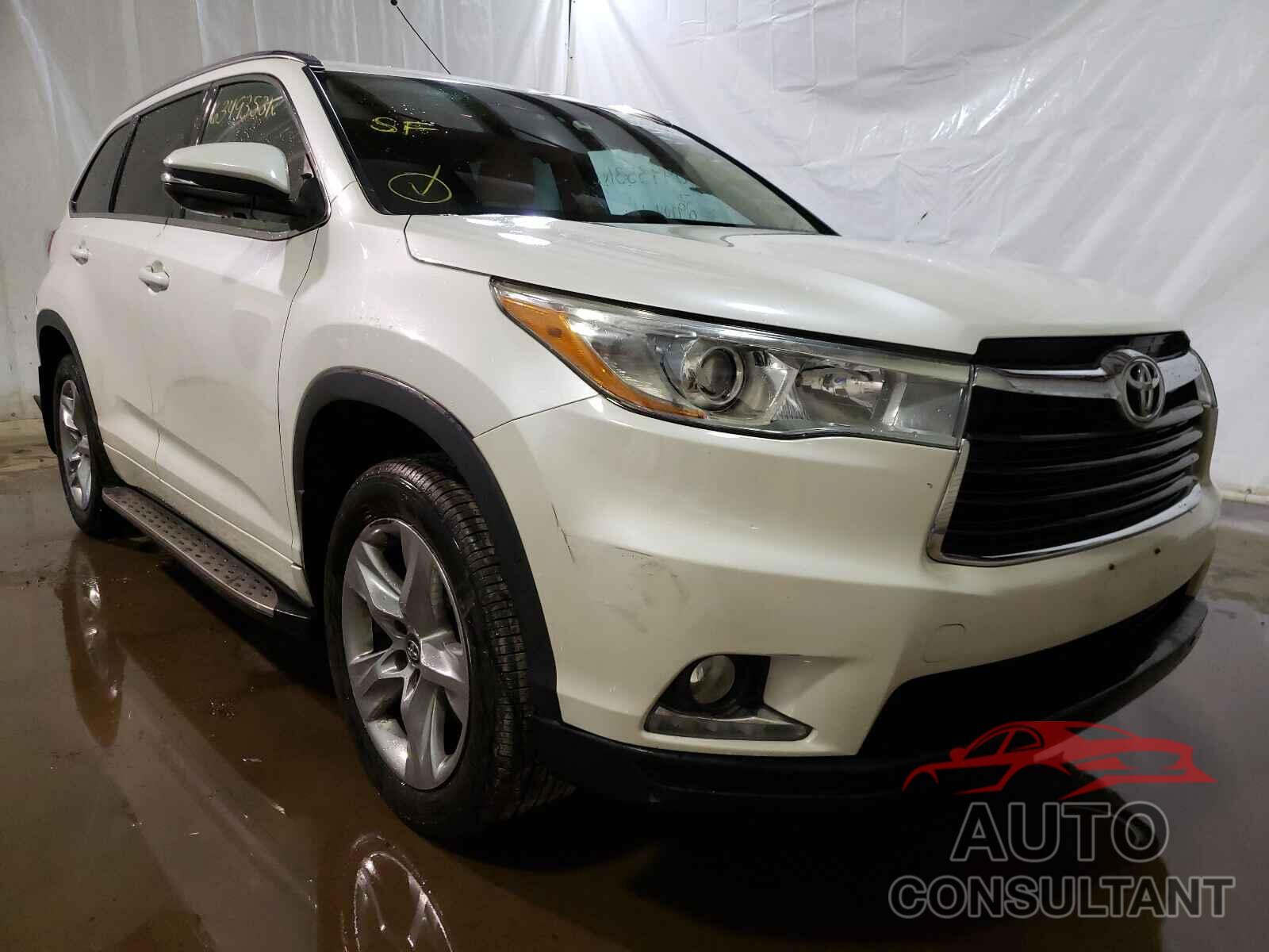 TOYOTA HIGHLANDER 2016 - 5TDDKRFHXGS312587