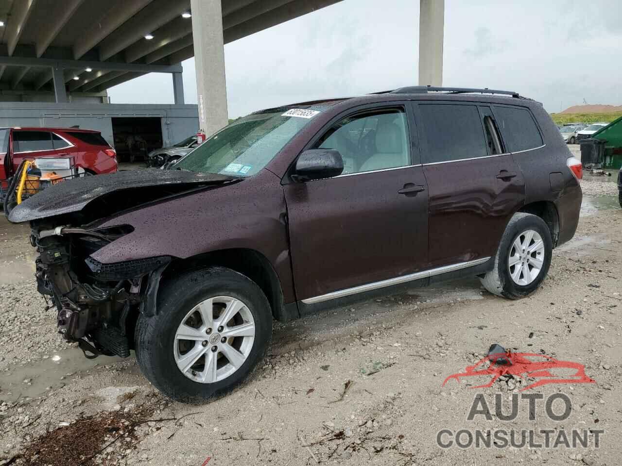 TOYOTA HIGHLANDER 2013 - 5TDBK3EH6DS234939