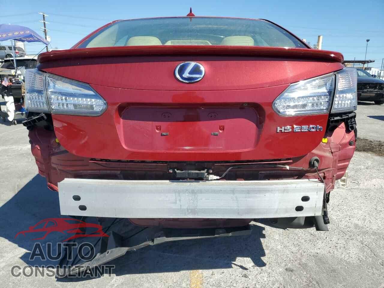 LEXUS HS 2011 - JTHBB1BA2B2046207