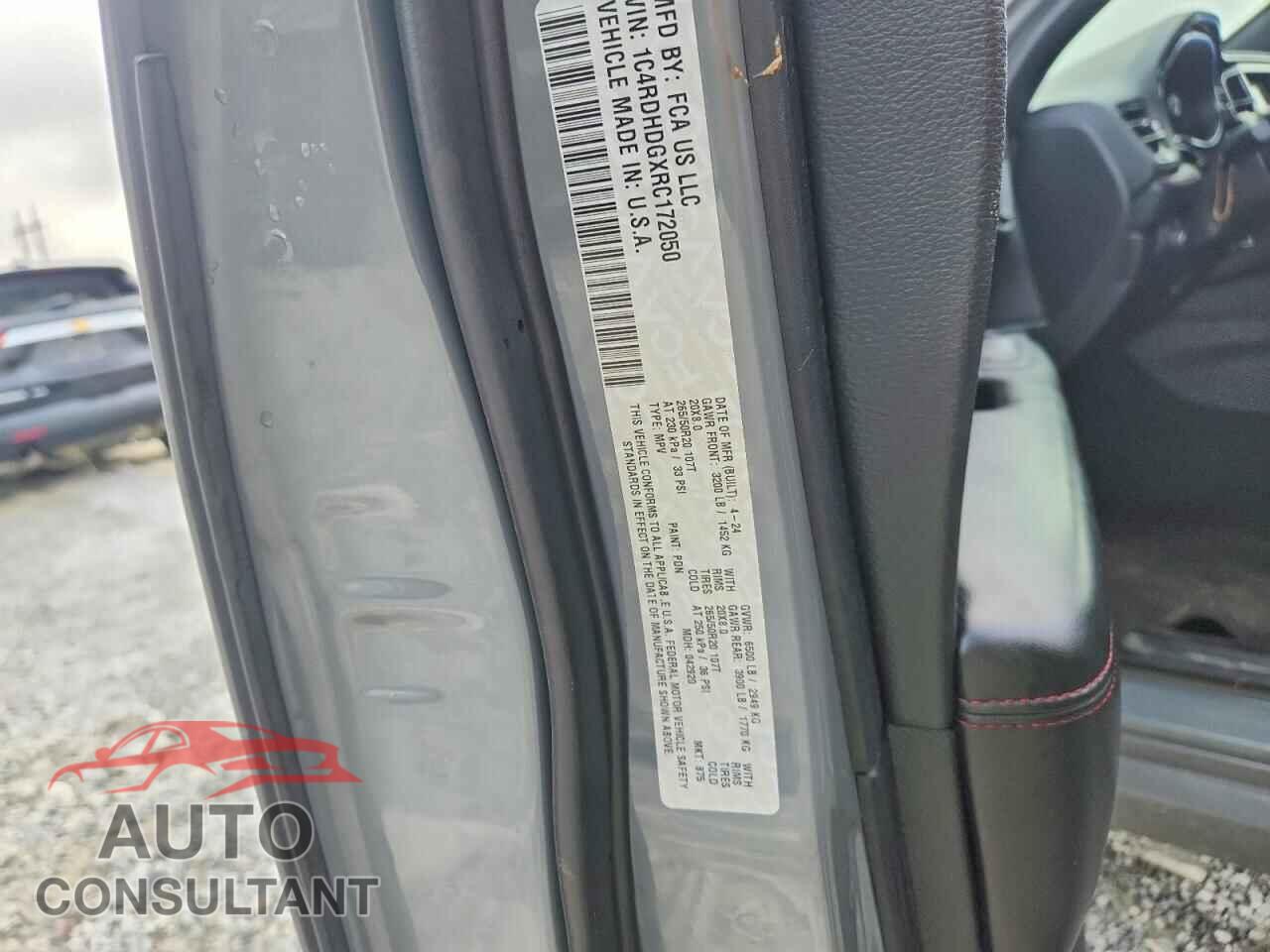 DODGE DURANGO 2024 - 1C4RDHDGXRC172050