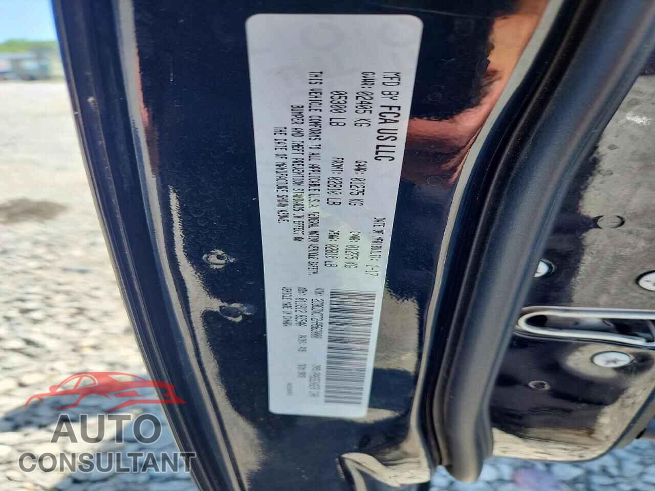 DODGE CHARGER 2017 - 2C3CDXCT2HH563000