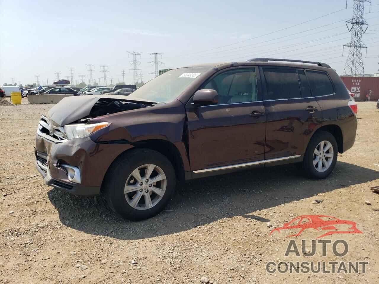 TOYOTA HIGHLANDER 2013 - 5TDBK3EH0DS257424