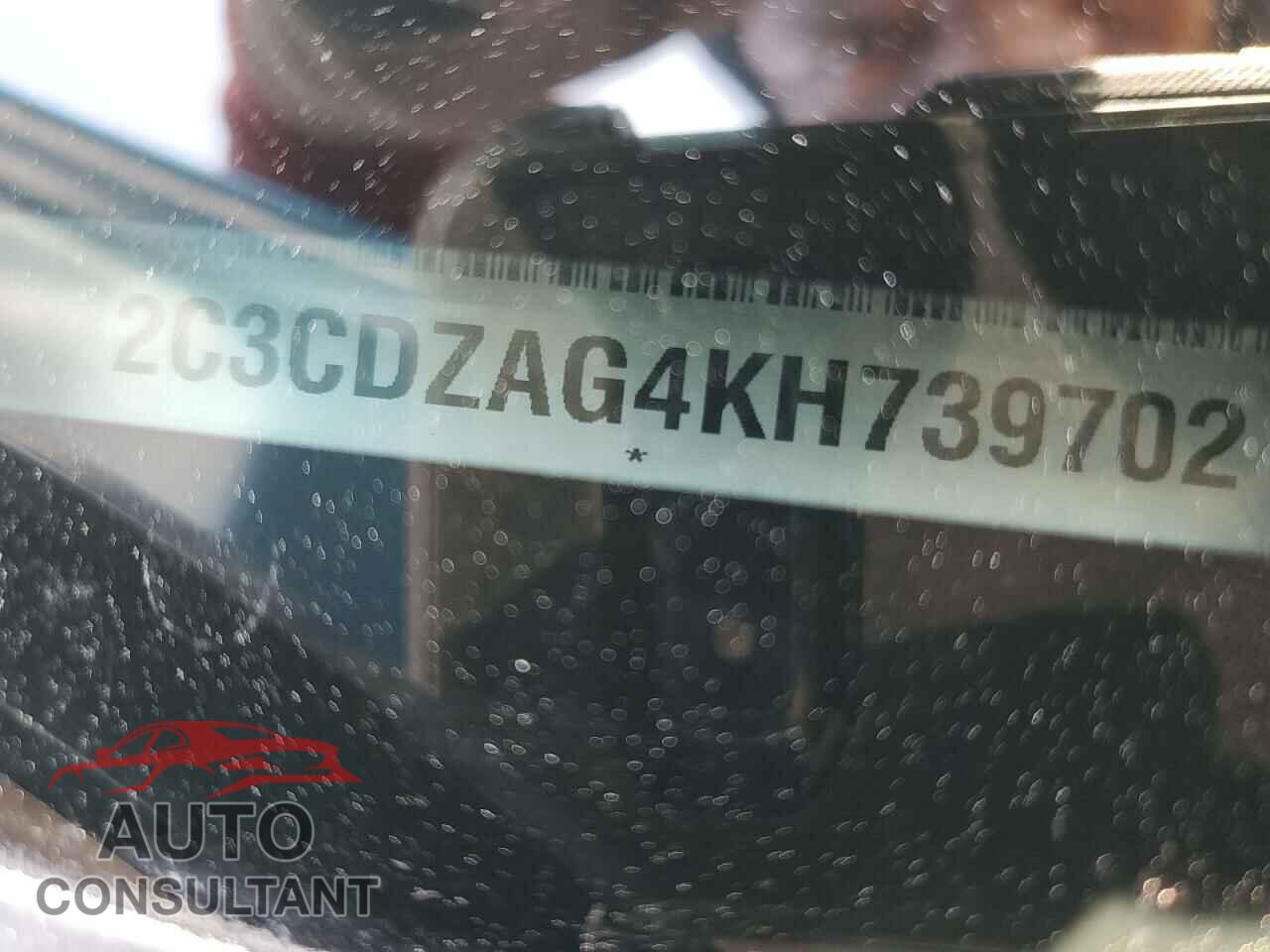 DODGE CHALLENGER 2019 - 2C3CDZAG4KH739702