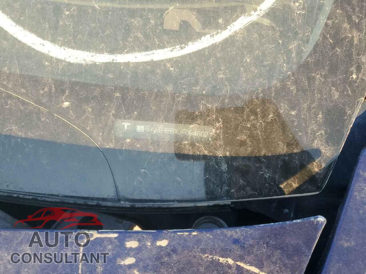 TESLA MODEL 3 2018 - 5YJ3E1EBXJF094602
