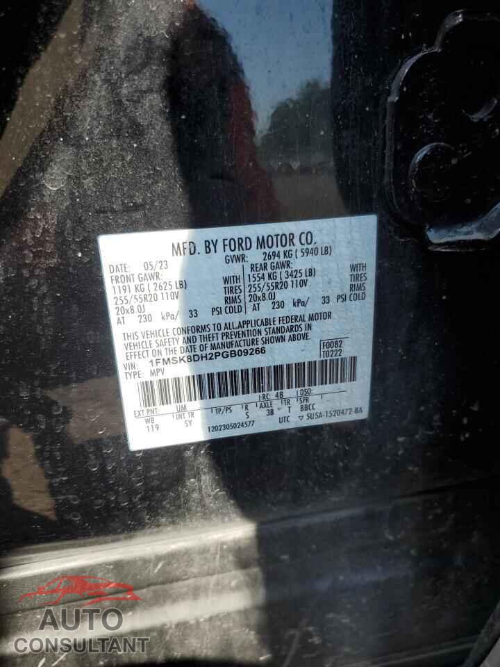FORD EXPLORER 2023 - 1FMSK8DH2PGB09266