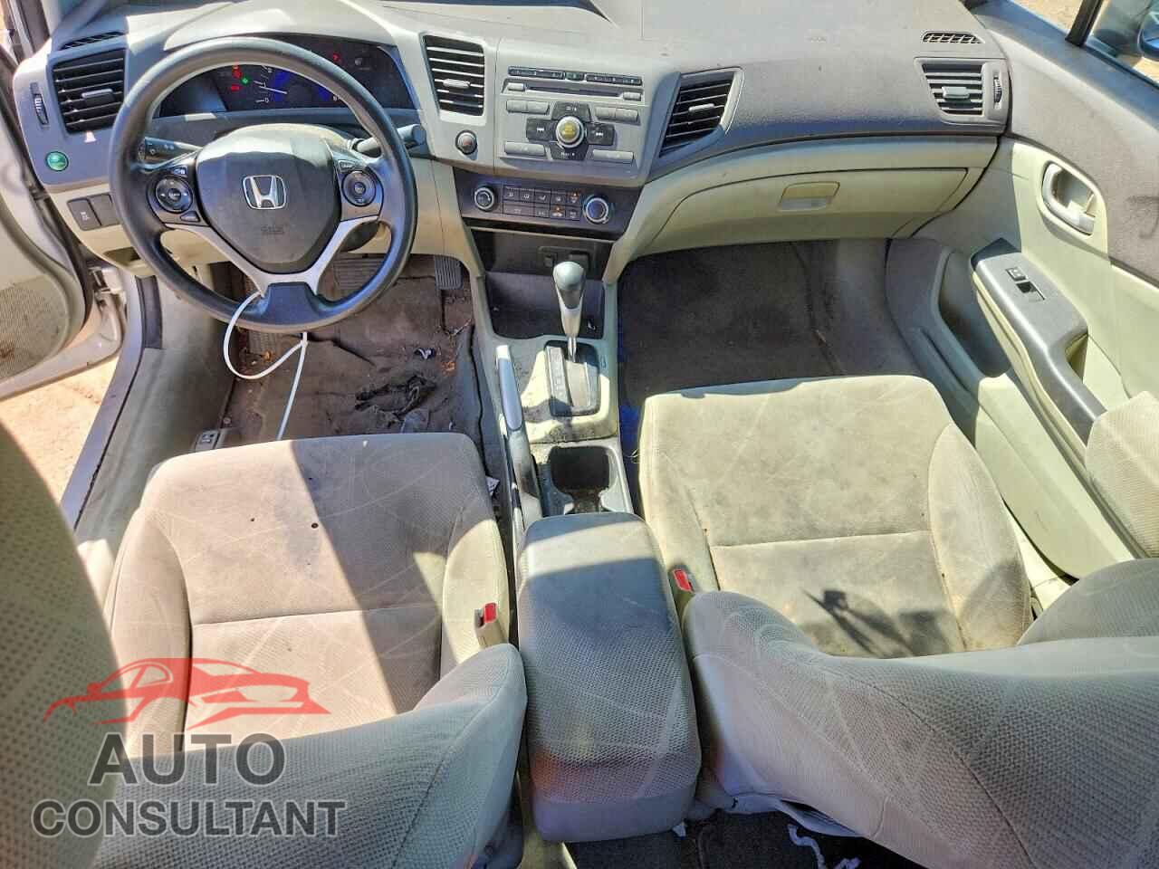 HONDA CIVIC 2012 - 19XFB2F58CE036582