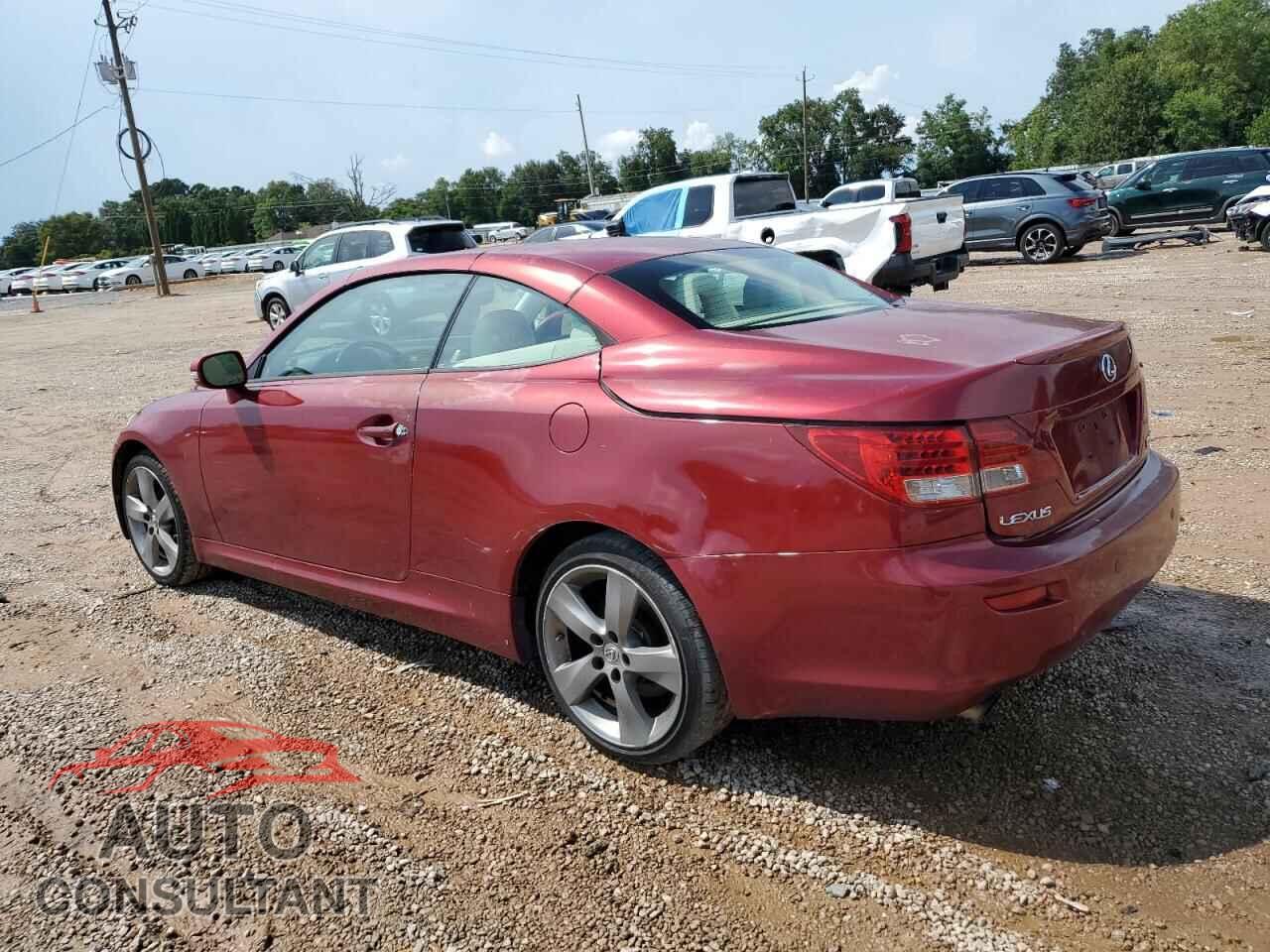 LEXUS IS 2010 - JTHFF2C26A2505126
