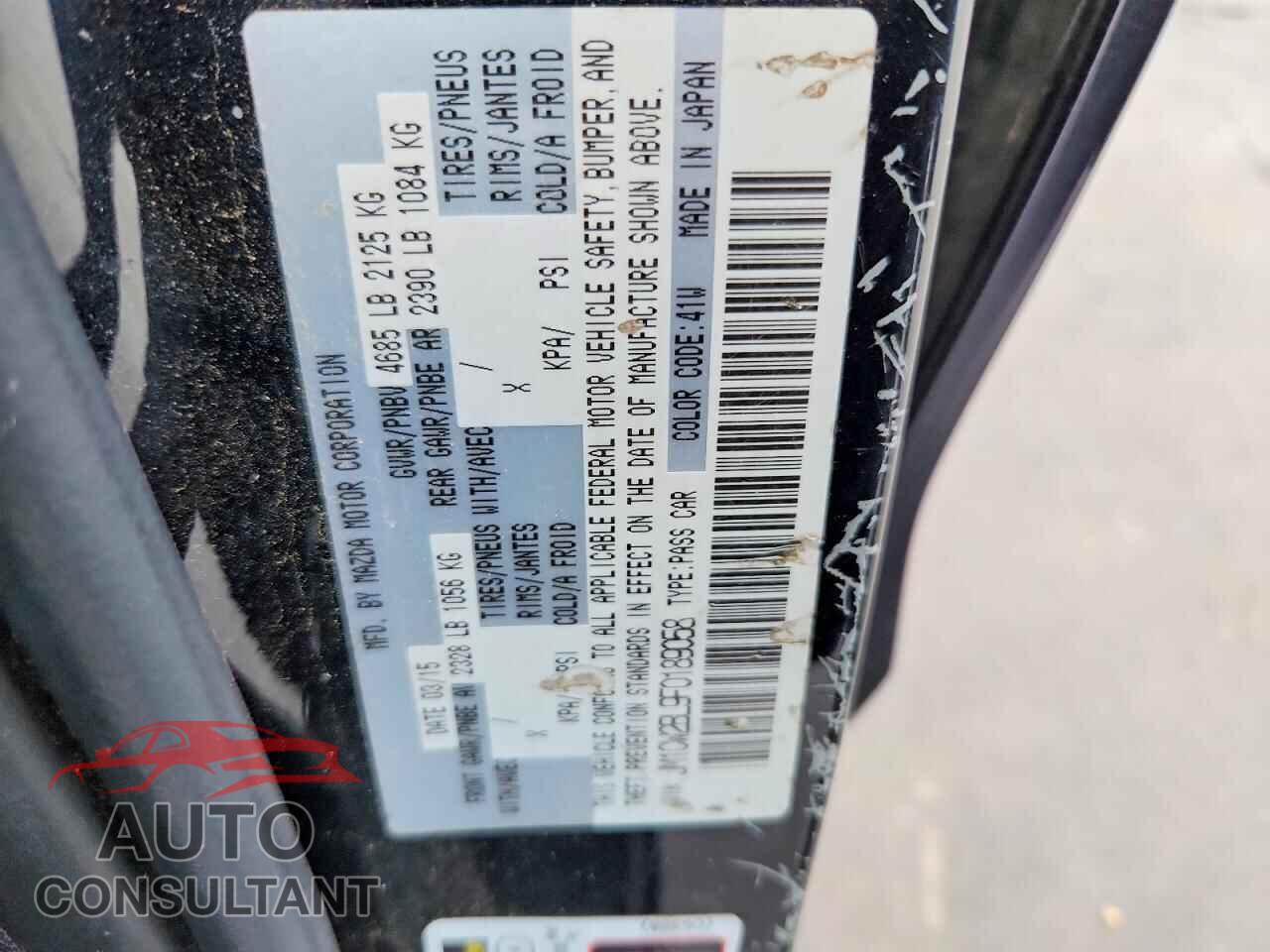 MAZDA 5 2015 - JM1CW2BL9F0189058