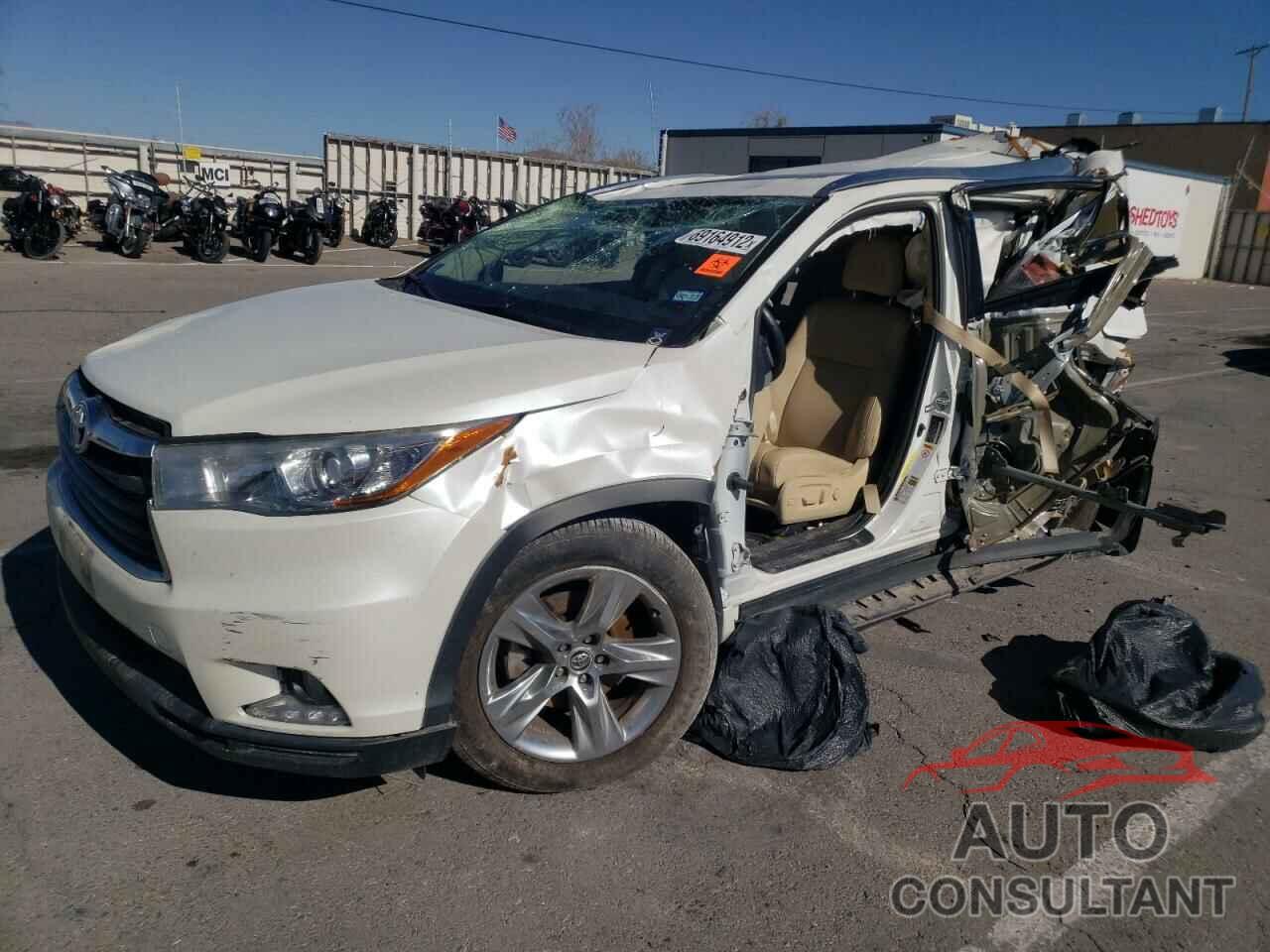 TOYOTA HIGHLANDER 2016 - 5TDYKRFH2GS142212