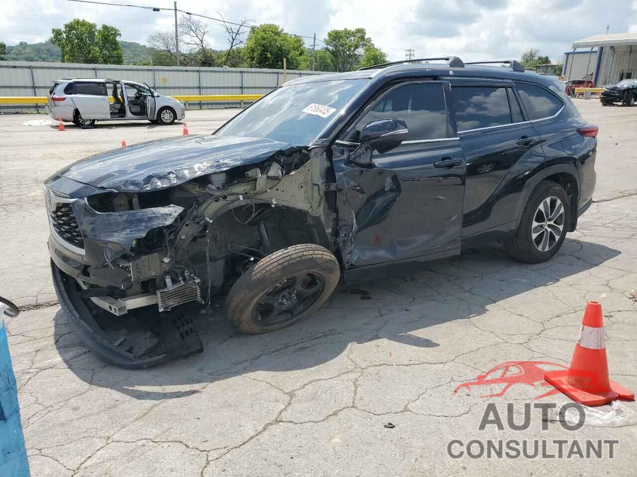 TOYOTA HIGHLANDER 2021 - 5TDGZRAH4MS524414