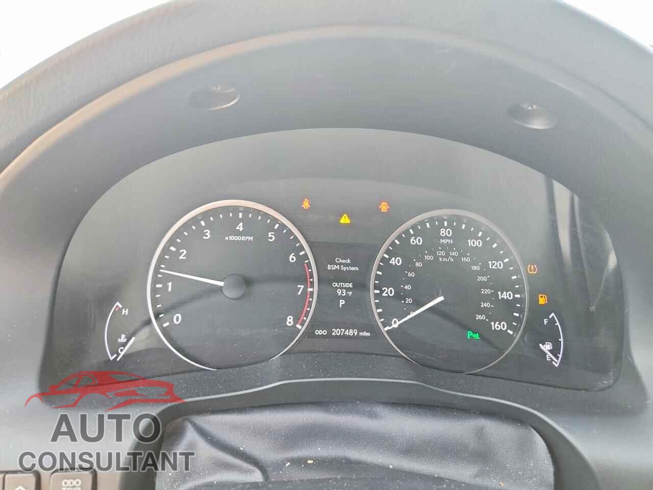 LEXUS ES 2013 - JTHBK1GG1D2072068