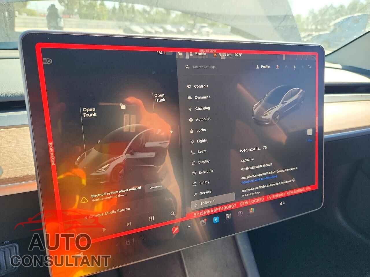 TESLA MODEL 3 2023 - 5YJ3E1EA6PF490607