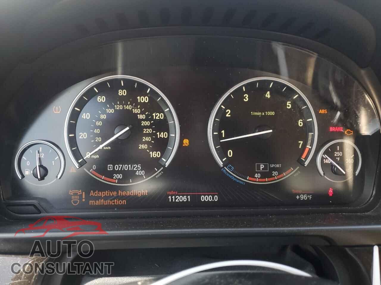 BMW 5 SERIES 2014 - WBA5A7C55ED613165