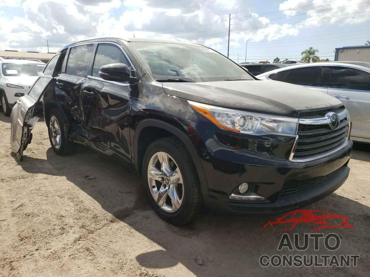 TOYOTA HIGHLANDER 2016 - 5TDYKRFHXGS152972