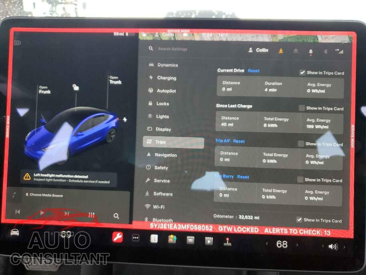 TESLA MODEL 3 2021 - 5YJ3E1EA3MF058052