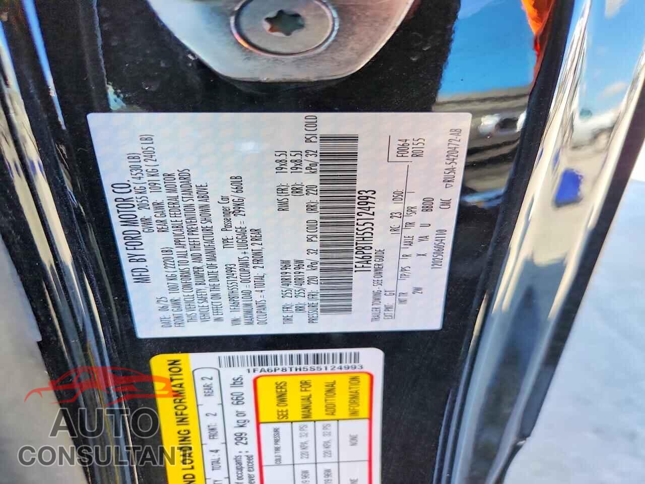 FORD MUSTANG 2025 - 1FA6P8TH5S5124993