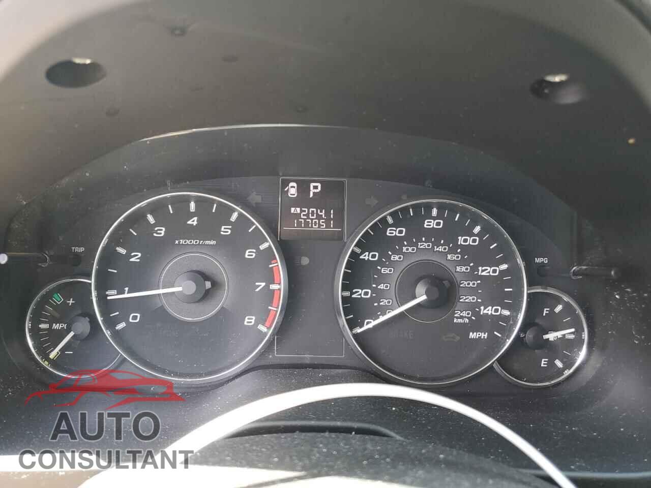 SUBARU OUTBACK 2012 - 4S4BRBCC0C3292649