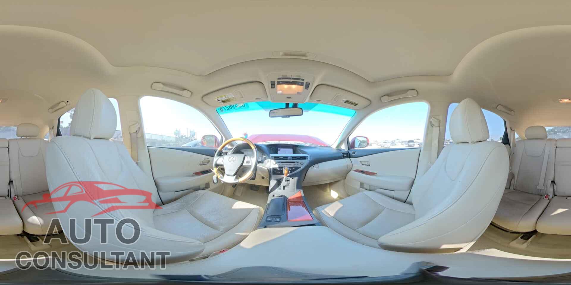 LEXUS RX350 2012 - 2T2BK1BA1CC122001