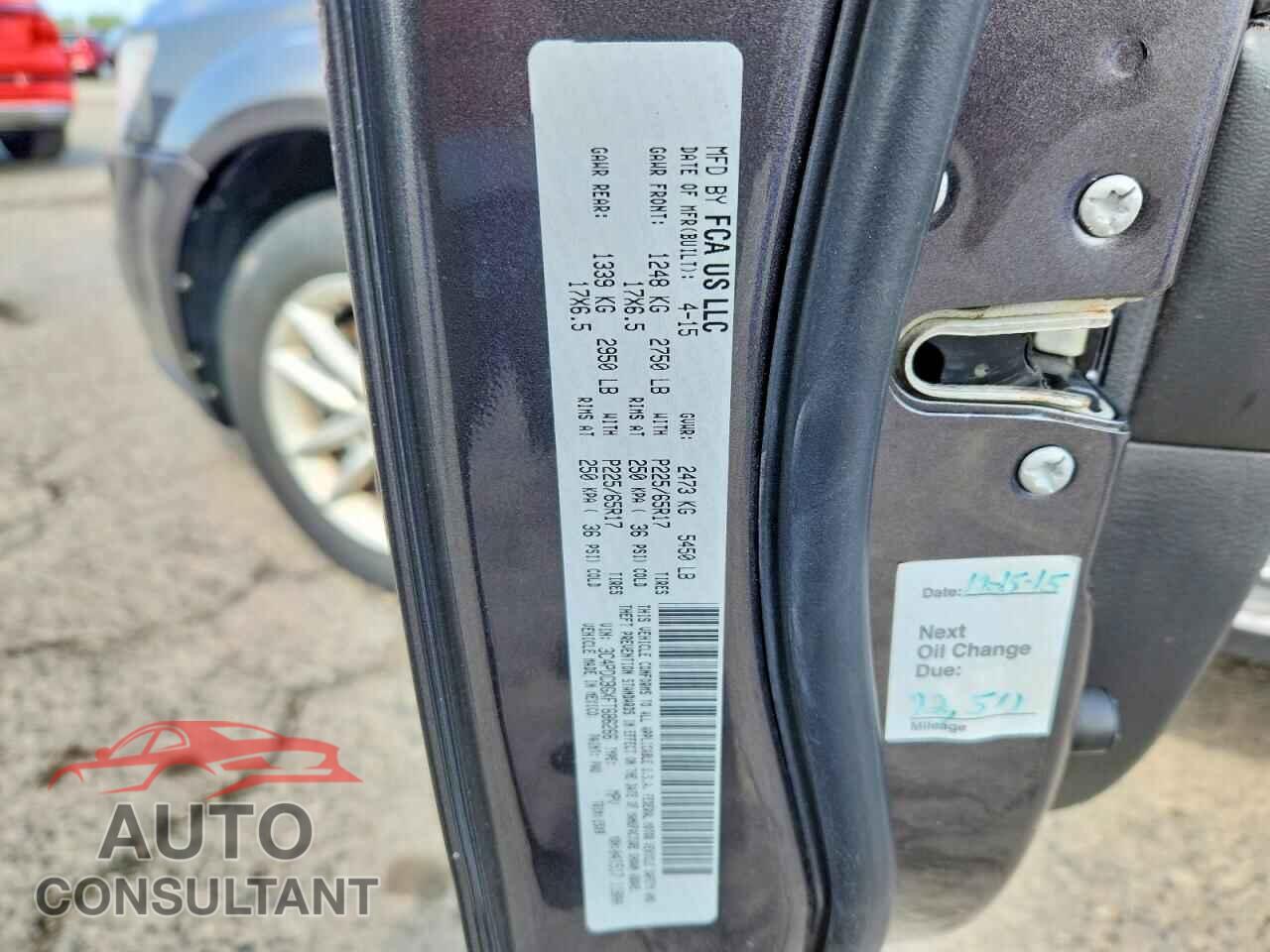 DODGE JOURNEY 2015 - 3C4PDCBGXFT686266