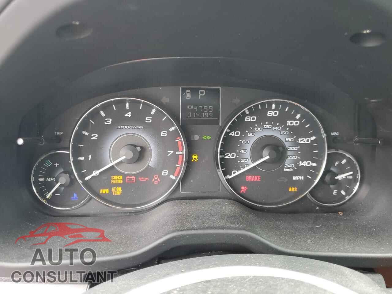 SUBARU OUTBACK 2010 - 4S4BRBGC6A3324687