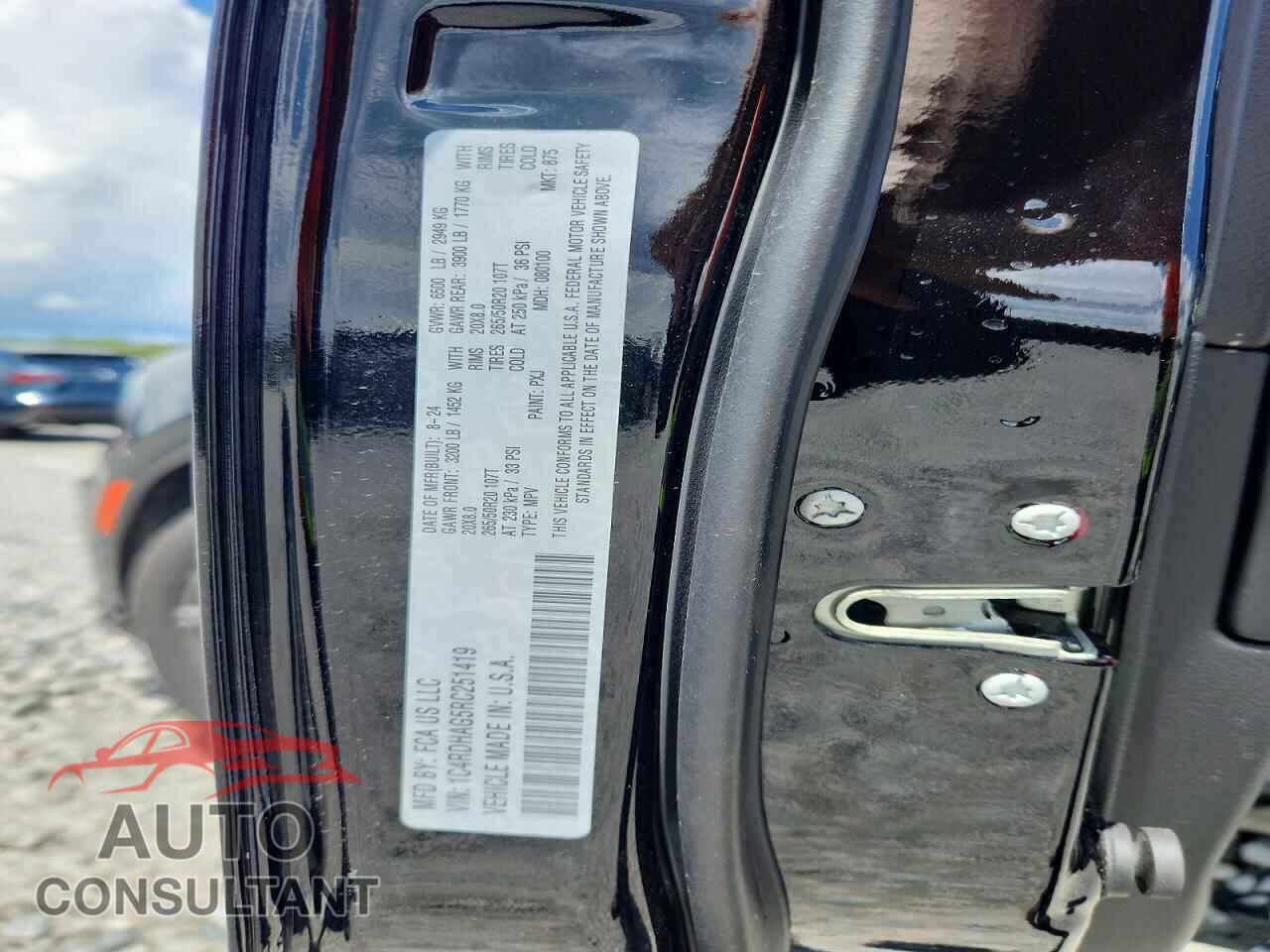 DODGE DURANGO 2024 - 1C4RDHAG5RC251419