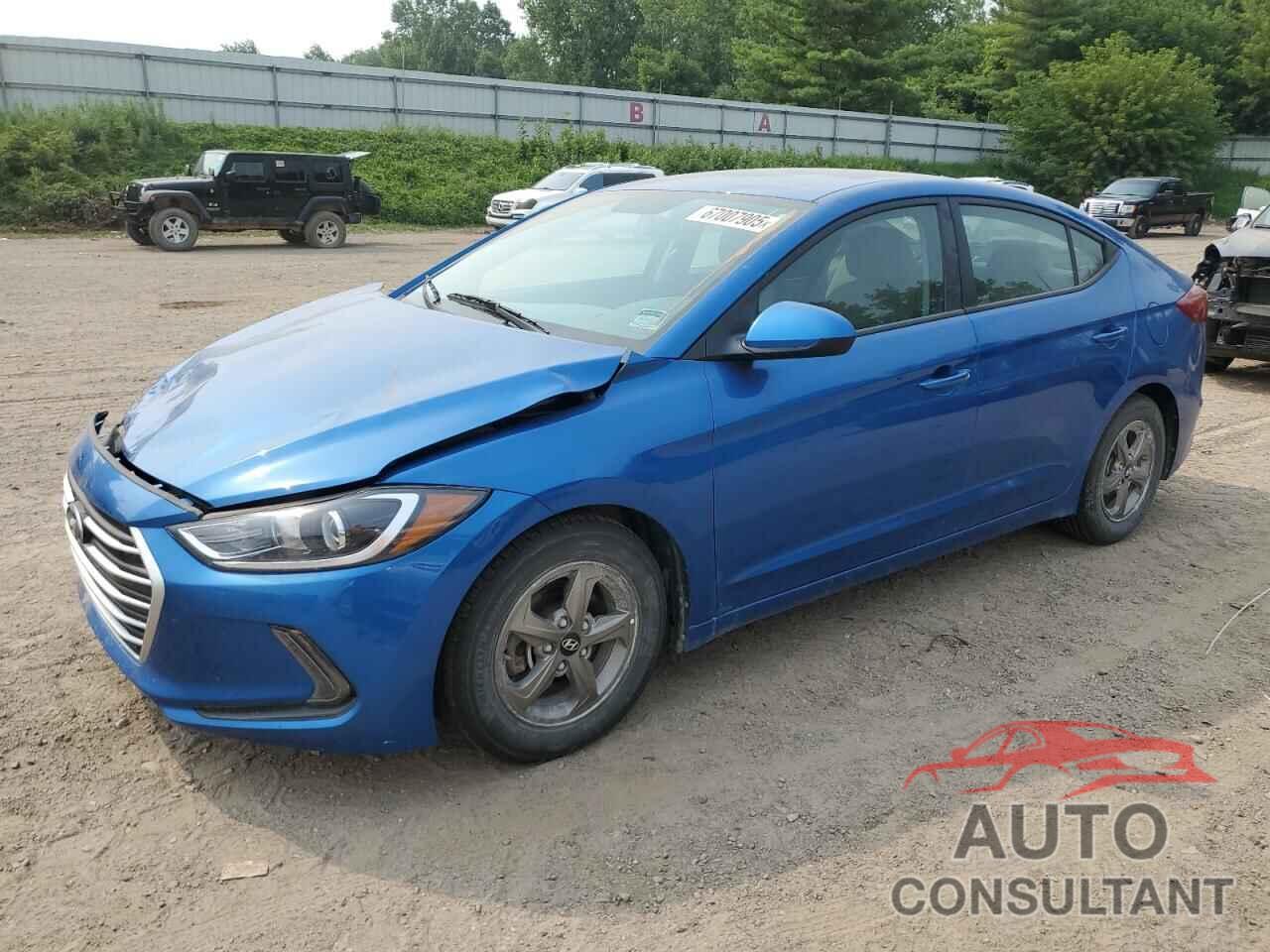 HYUNDAI ELANTRA 2018 - 5NPD94LA5JH342745