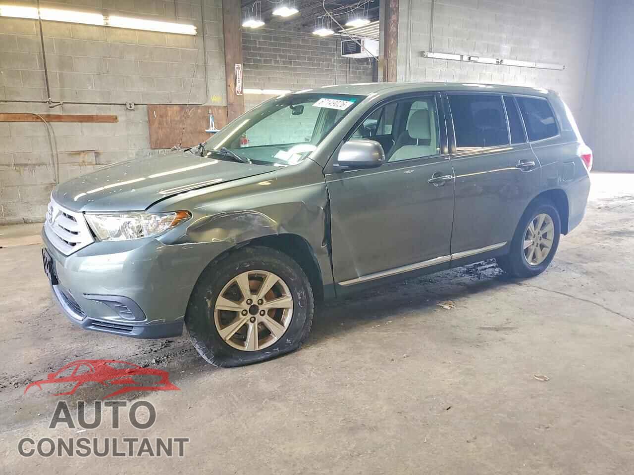 TOYOTA HIGHLANDER 2012 - 5TDBK3EH3CS105460