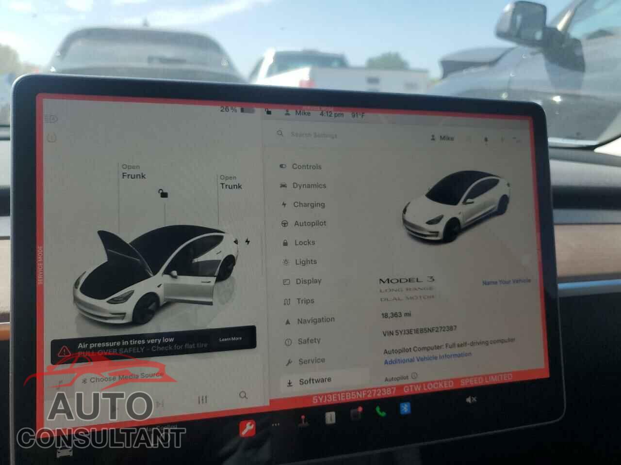 TESLA MODEL 3 2022 - 5YJ3E1EB5NF272387