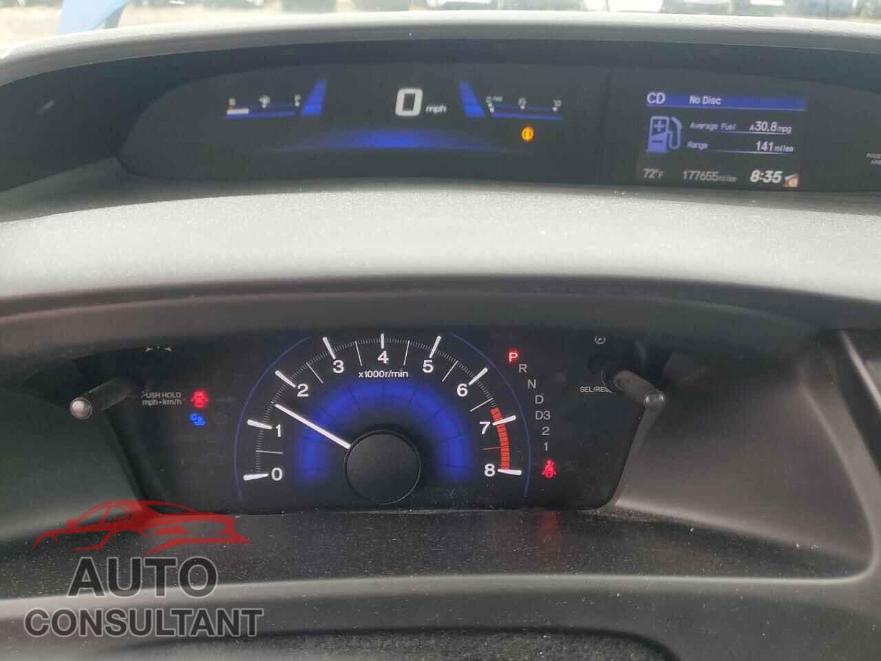 HONDA CIVIC 2013 - 19XFB2F87DE081539
