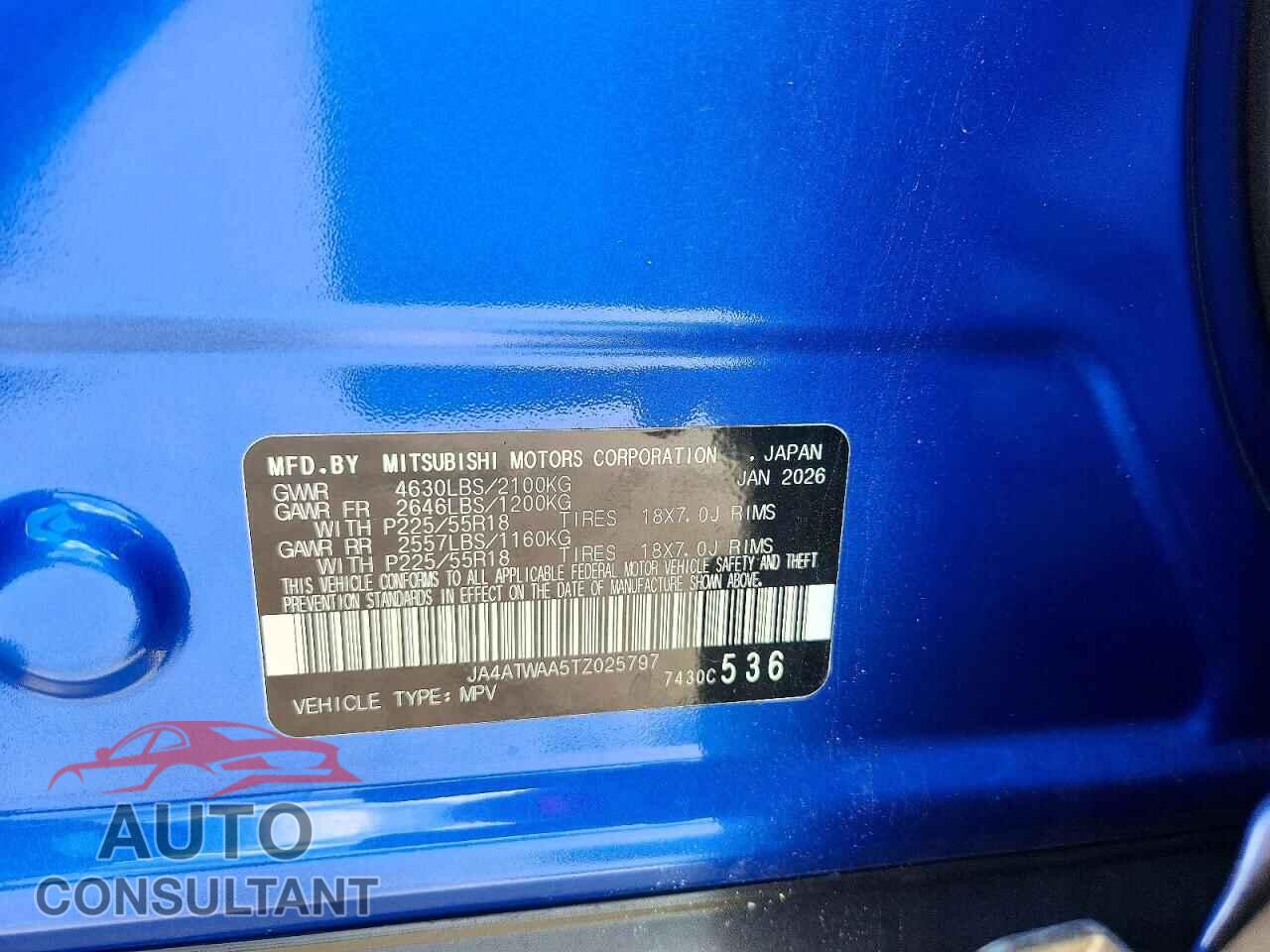 MITSUBISHI ECLIPSE 2026 - JA4ATWAA5TZ025797
