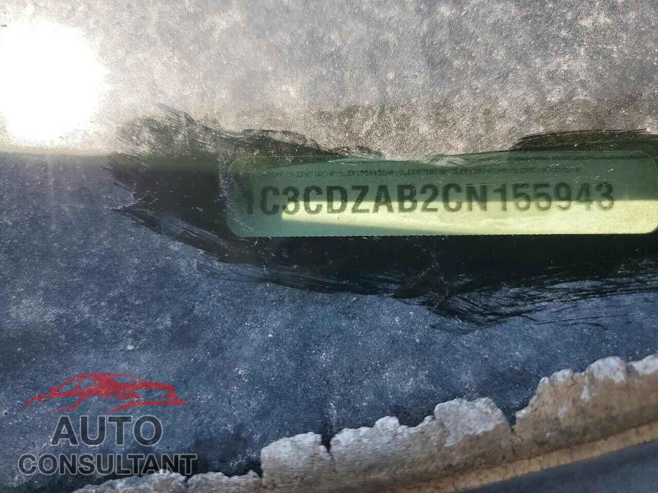 DODGE AVENGER 2012 - 1C3CDZAB2CN155943