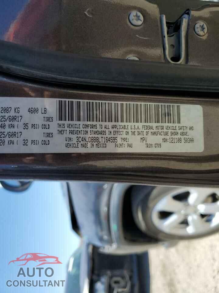 JEEP COMPASS 2020 - 3C4NJDBB8LT164595