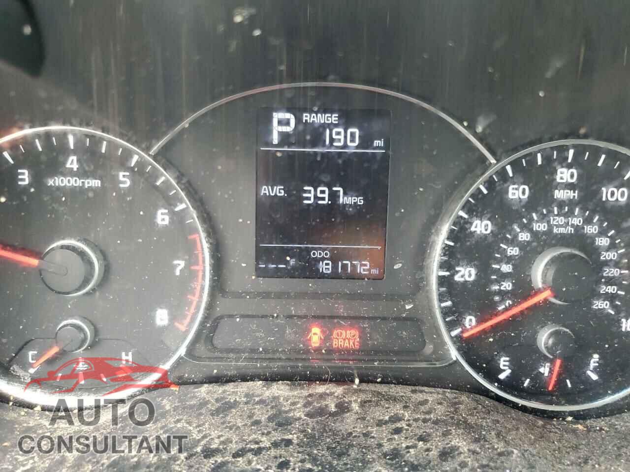 KIA FORTE 2017 - 3KPFK4A78HE009846