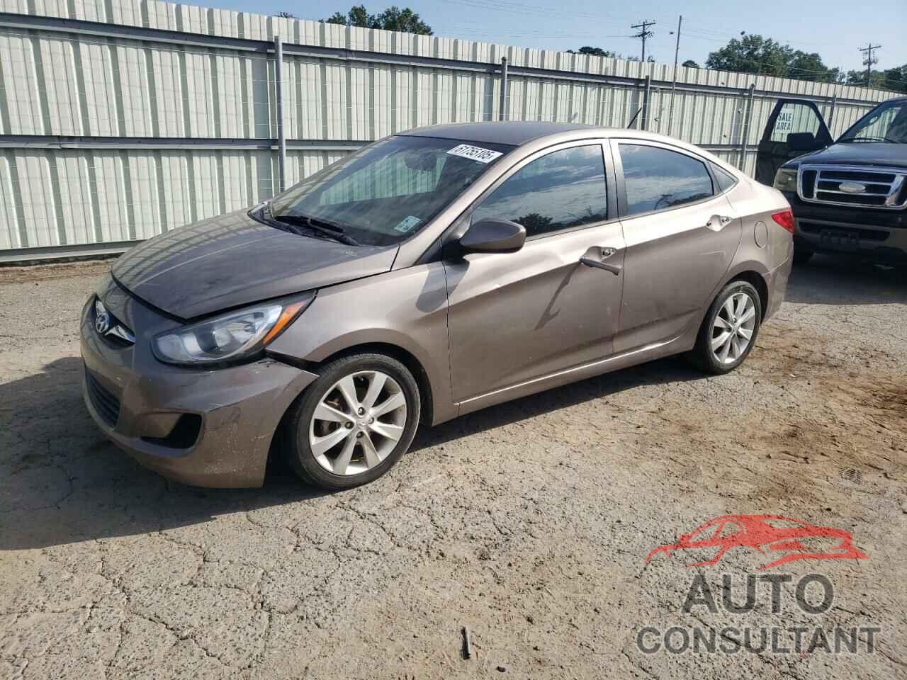 HYUNDAI ACCENT 2013 - KMHCU4AE7DU379298