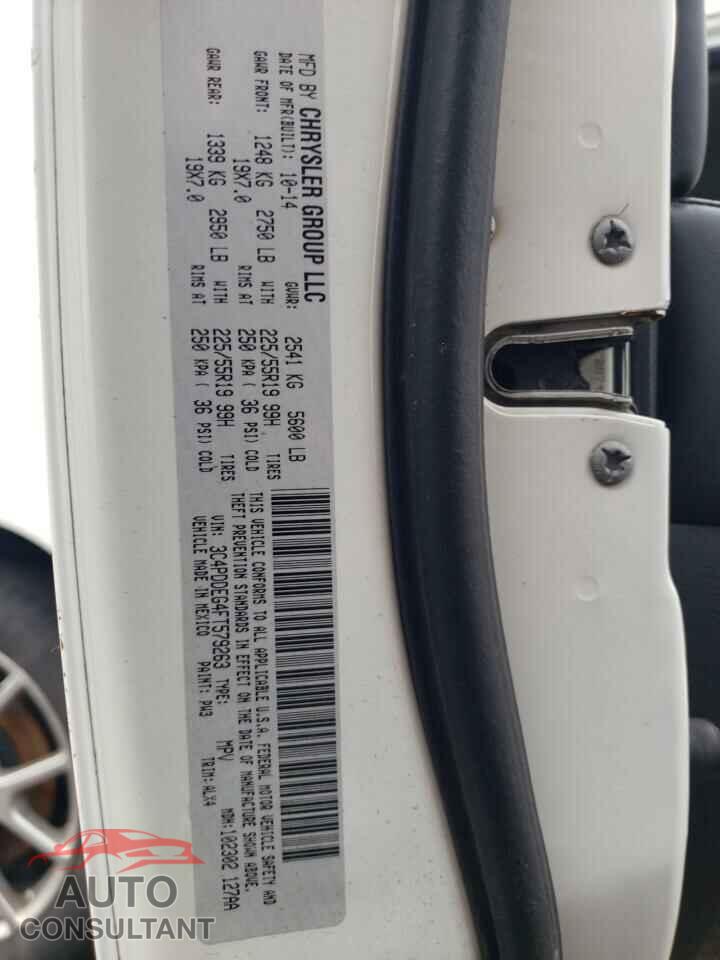DODGE JOURNEY 2015 - 3C4PDDEG4FT579263