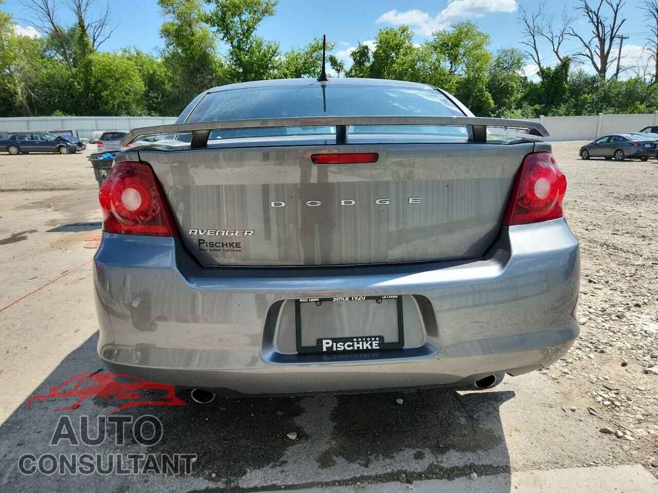 DODGE AVENGER 2013 - 1C3CDZAG3DN596624