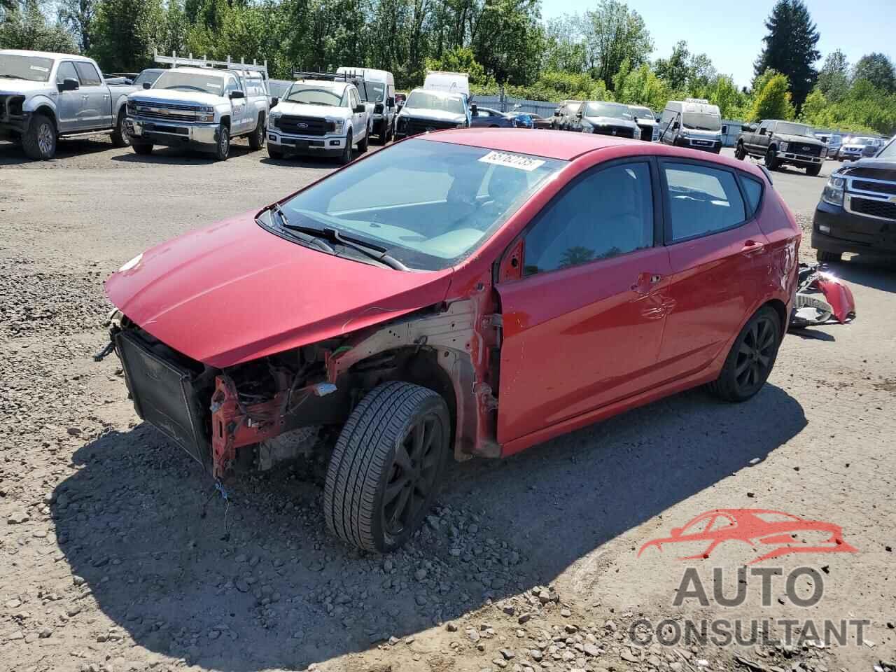 HYUNDAI ACCENT 2013 - KMHCU5AE5DU059922