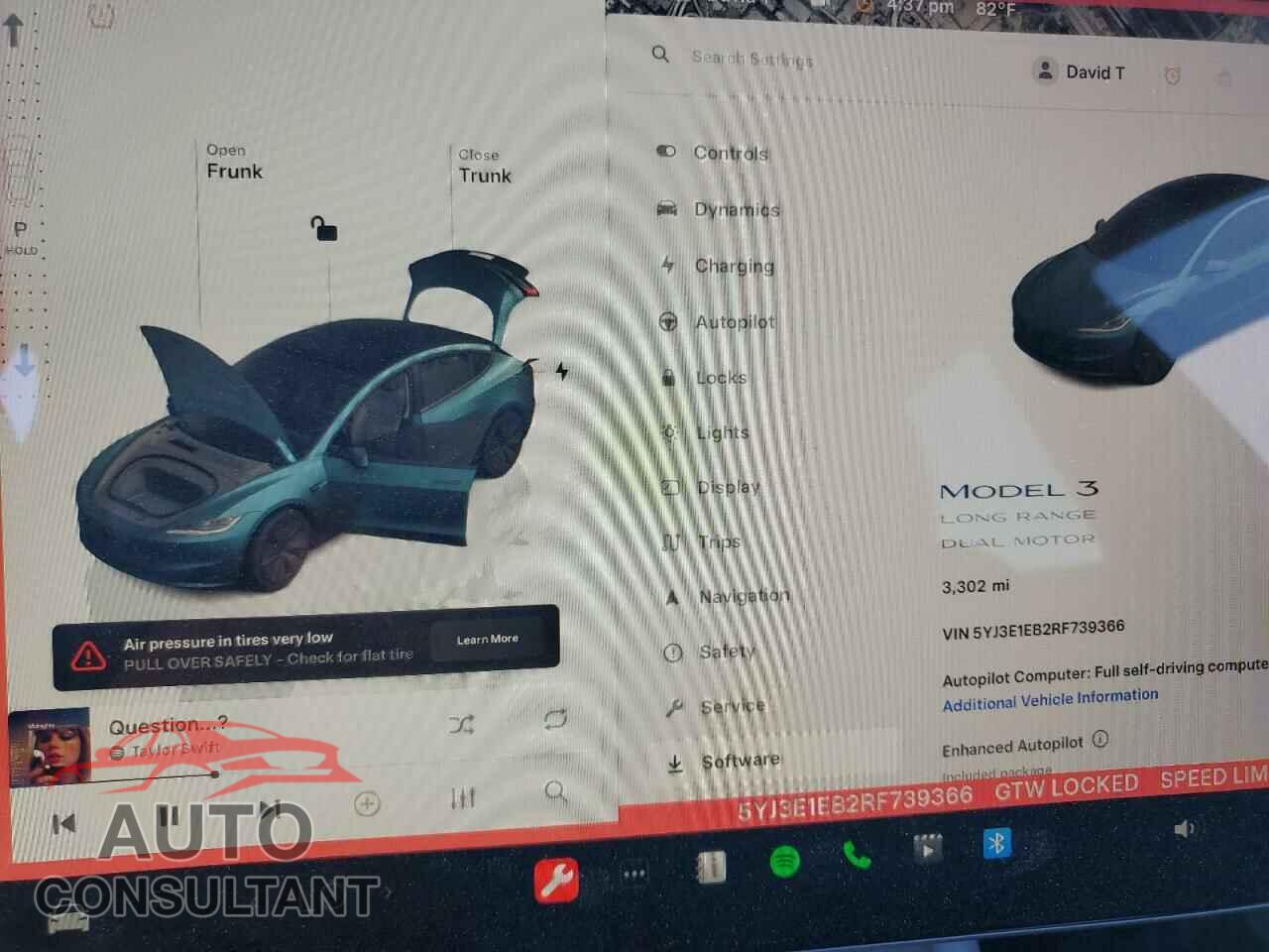 TESLA MODEL 3 2024 - 5YJ3E1EB2RF739366