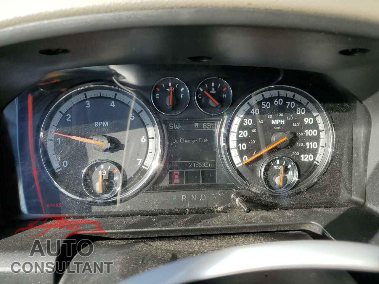 DODGE RAM 1500 2012 - 1C6RD7GT9CS215722