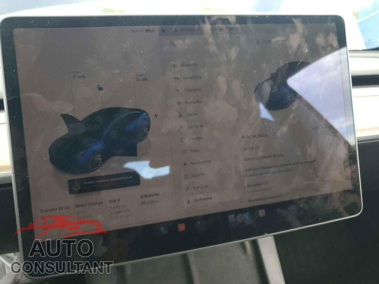 TESLA MODEL 3 2022 - 5YJ3E1EA1NF192088