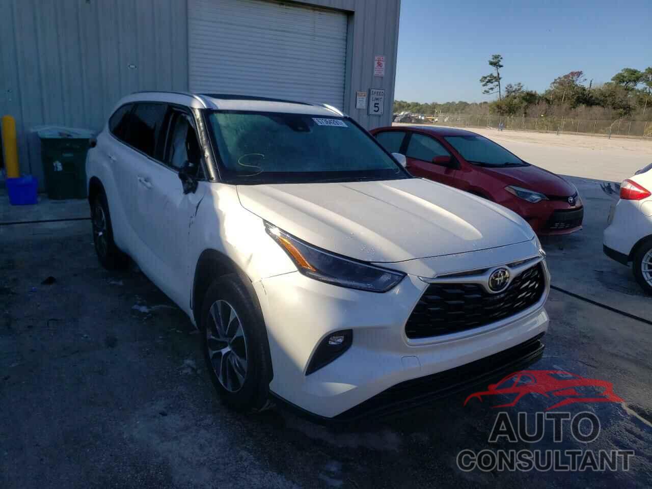 TOYOTA HIGHLANDER 2021 - 5TDHZRAH2MS075688