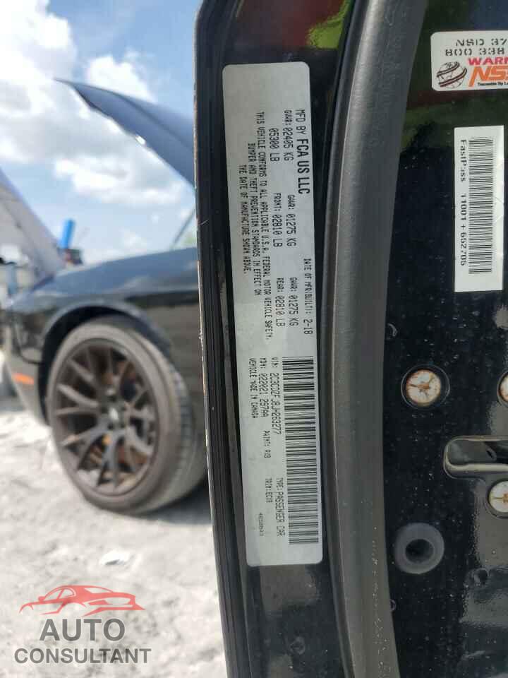DODGE CHALLENGER 2018 - 2C3CDZFJ8JH263277