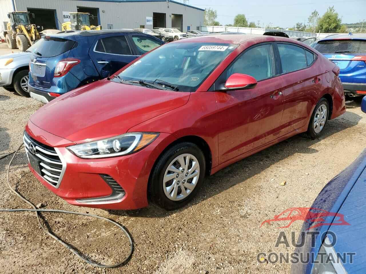 HYUNDAI ELANTRA 2017 - KMHD74LF5HU127802