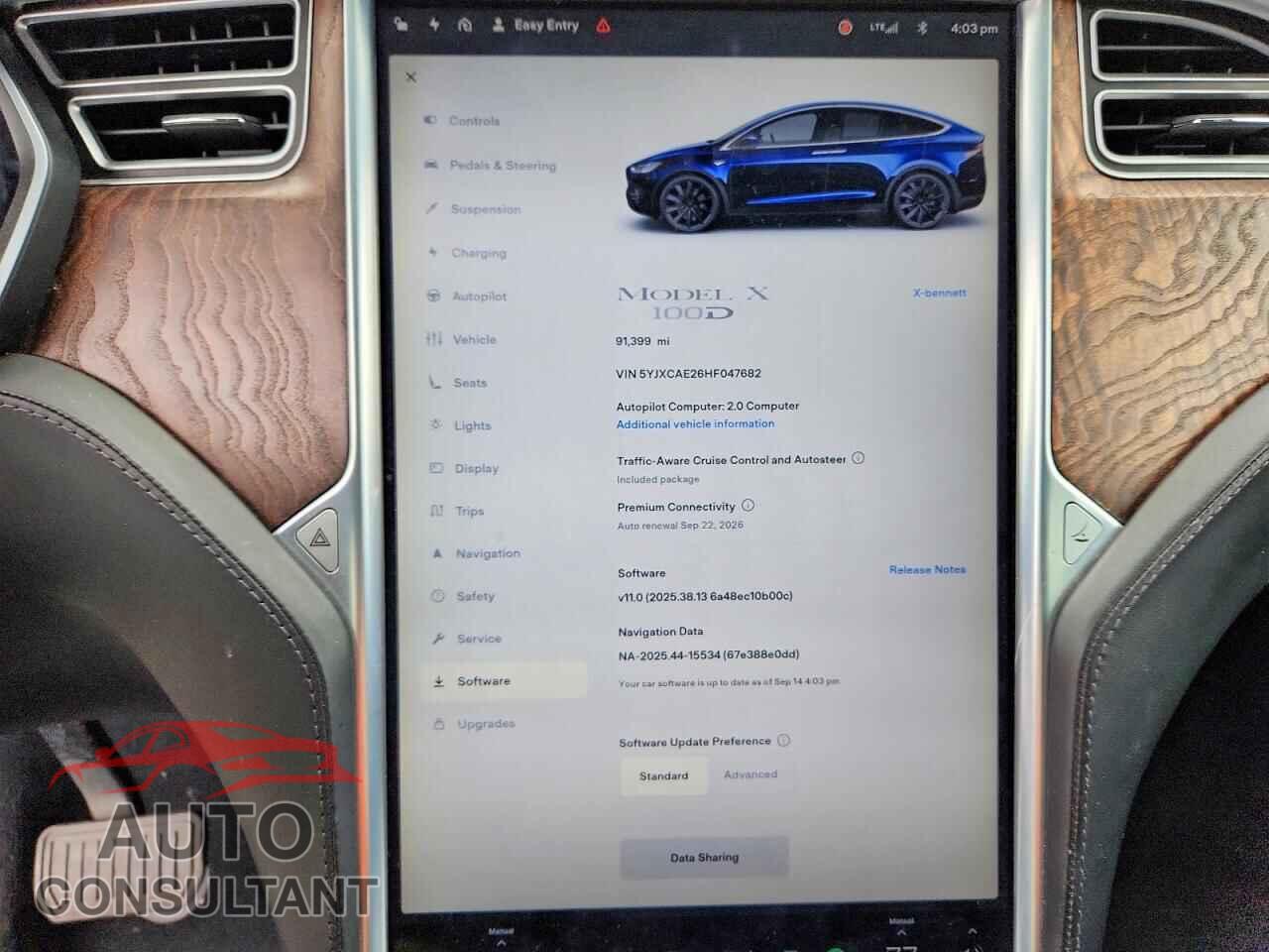 TESLA MODEL X 2017 - 5YJXCAE26HF047682