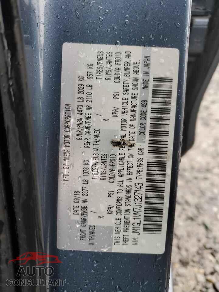 MAZDA 6 2018 - JM1GL1VM7J1327143