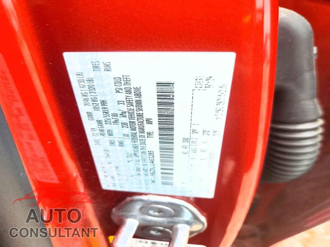 FORD ESCAPE 2020 - 1FMCU9BZ0LUA63285