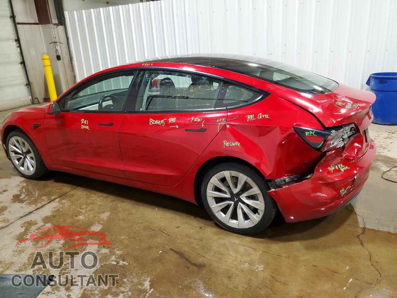 TESLA MODEL 3 2022 - 5YJ3E1EA5NF190778